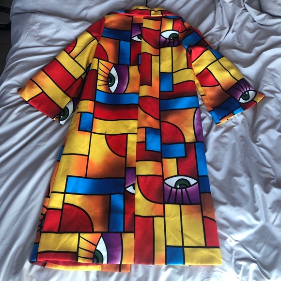 Surrealist Art Long Jacket - Picture 2 of 5